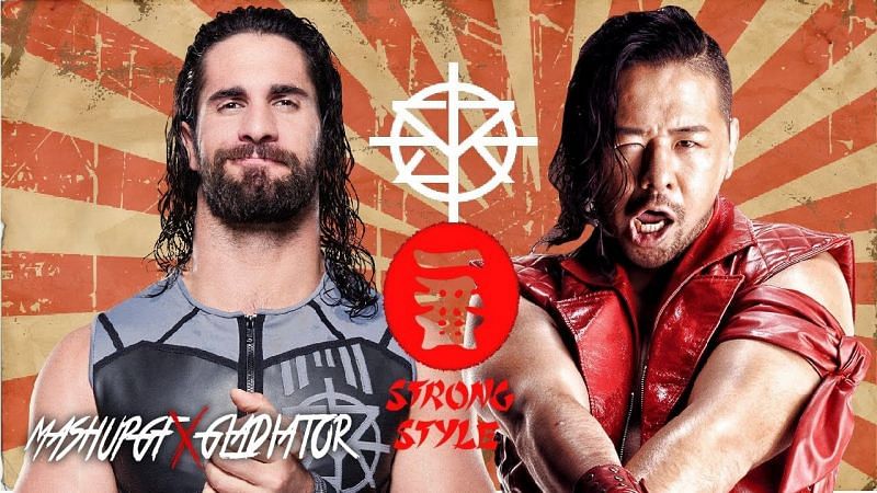 Image result for seth rollins vs shinsuke nakamura