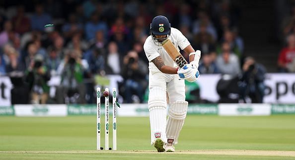 Comprehensively bowled by Anderson (Lord&#039;s 2018)