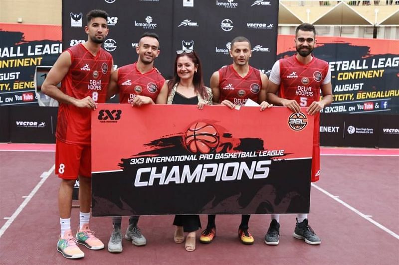 The Delhi Hoopers - Champions of Round 5 in Bangalore [Image Credits: 3x3BL]