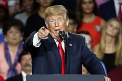 The Latest: Trump doesn't talk about James during Ohio rally