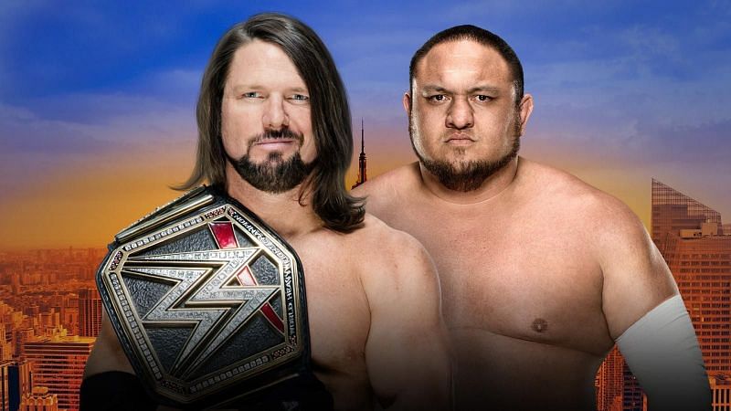 Samoa Joe will face AJ Styles for the WWE Championship