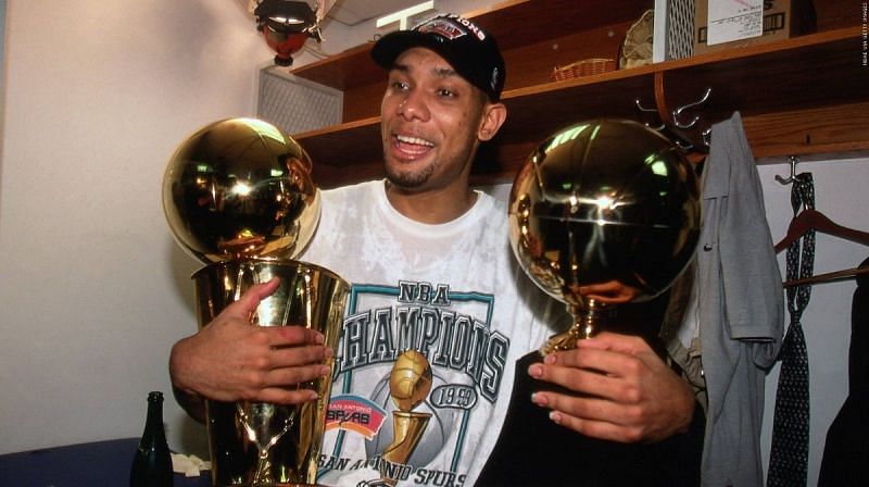 This was the first of San Antonio&#039;s five NBA Championships.