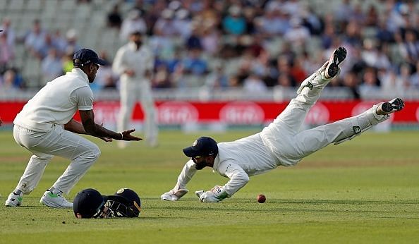 Dinesh Karthik&#039;s dropped Sam Curran&#039;s catch in the first innings