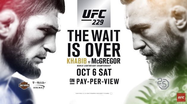 McGregor and Nurmagomedov will main event UFC 229 