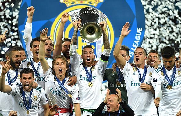 Real Madrid are the defending European champions