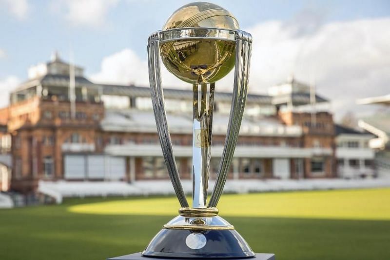 The ICC Cricket World Cup trophy