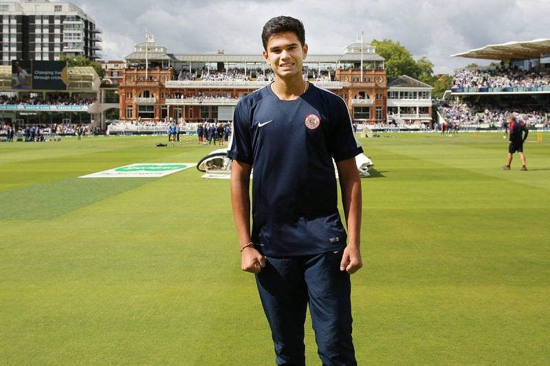 Arjun Tendulkar plays for Mumbai in Syed Mushtaq Ali Tournament