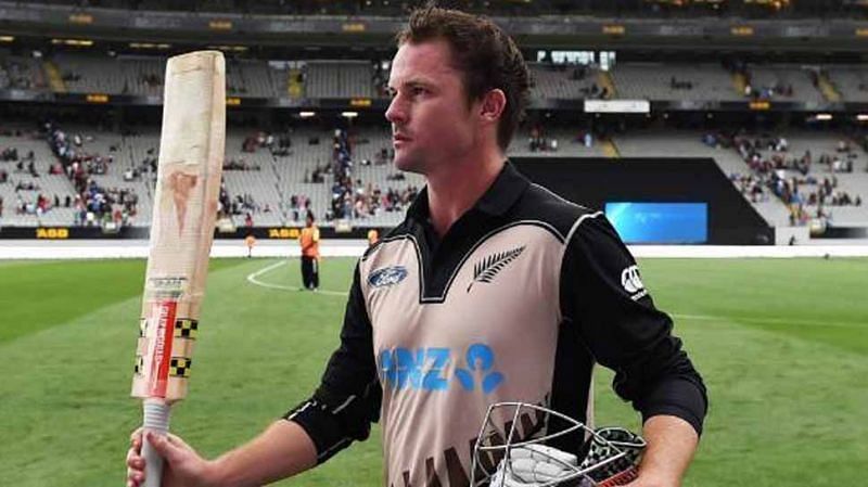 Enter captionColin Munro holds the record for second fastest fifty in the T20 Internationals.