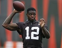 Absent Browns WR Gordon in contact with teammate