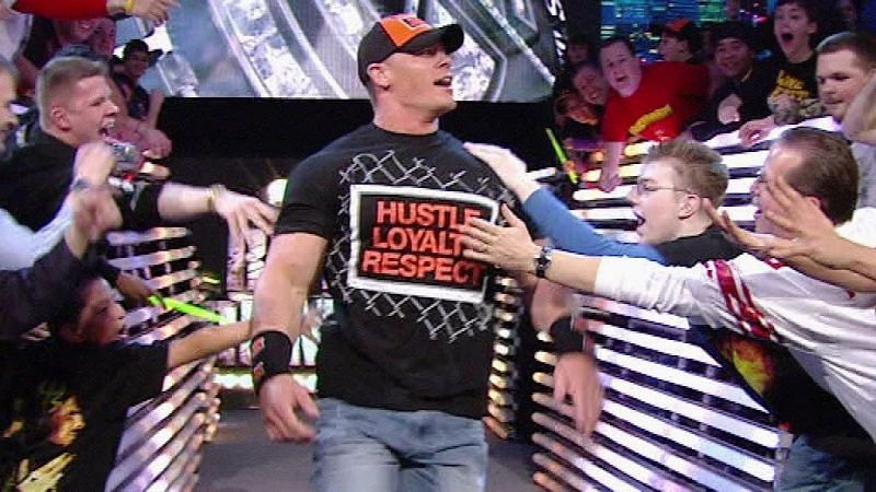 Cena showed superhuman healing abilities to return at the Royal Rumble in 2008