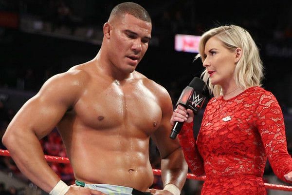 Jason Jordan (left) is presently still rehabbing his neck, and is learning the ropes of the WWE production methodology backstage in WWE