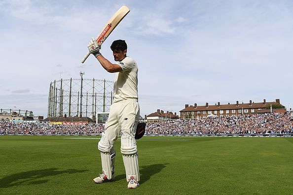 Alastair Cook serves his last with a century on the top