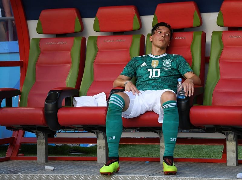Ozil after the early exit of germany from the world cup.