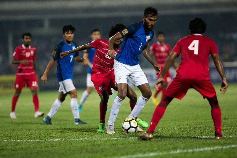Maldives shattered the defending champions&acirc; dream of clinching their record eighth SAFF title