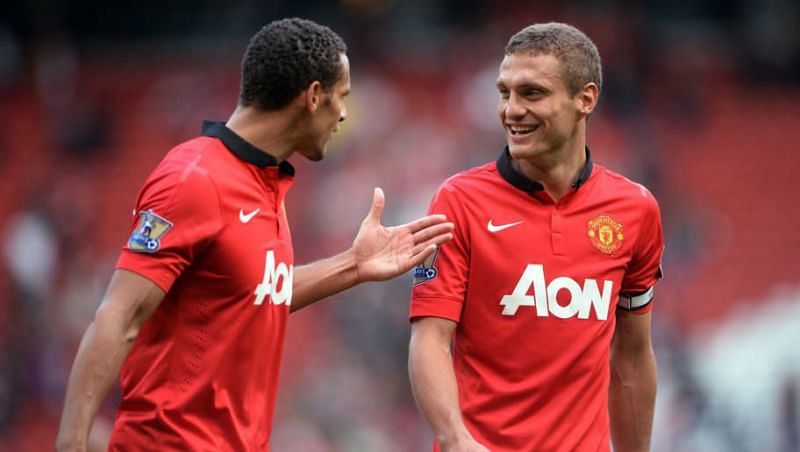 Vidic was a leader in the defense for Manchester United.