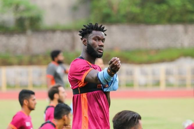 ISL 2018: FC Goa's Mourtada Fall training with the club