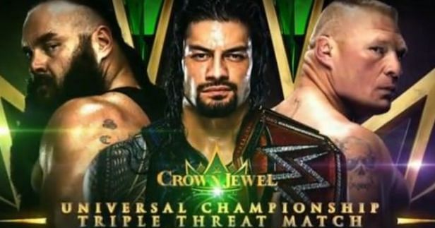 Triple Threat Match for WWE Crown Jewel
