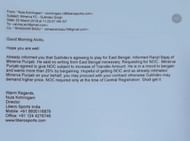 This is the screenshot which created a furore