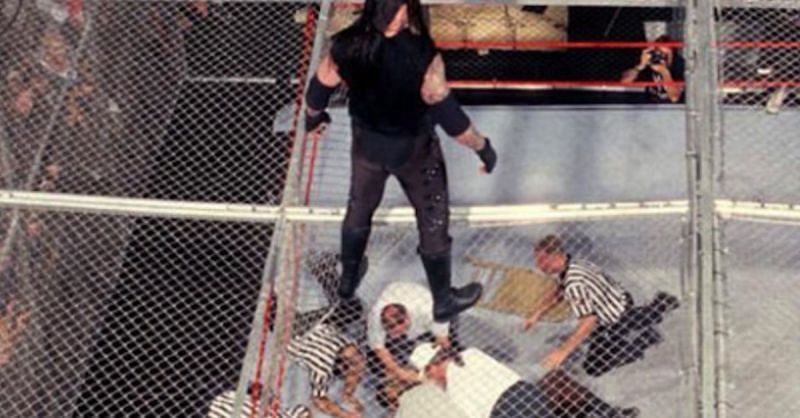 Mick Foley and The Undertaker once definied the Hell in a Cell match 