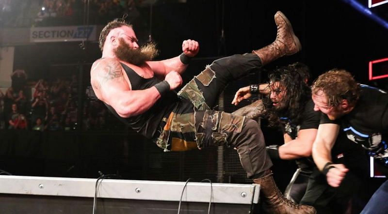 Image result for wwe the shield powerbomb braun