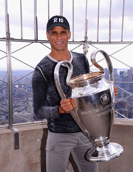 UEFA Champions League Trophy On Top Of The Empire State Building