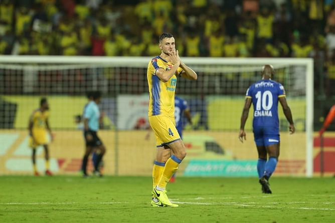 ISL 2018-19: "The Manjappada are bigger than Red Star fans", claims Kerala Blasters defender Nemanja Lakic-Pesic