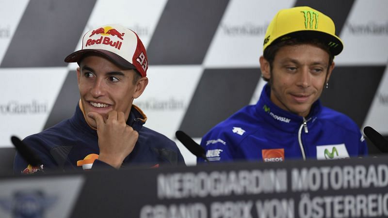 Rossi snubs Marquez handshake amid continued feud