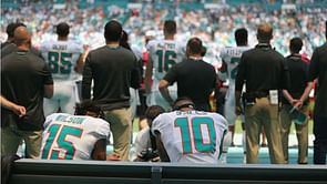 Kaepernick praises Dolphins' Wilson, Stills for kneeling during national anthem