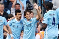 Image result for aguero silva and toure city