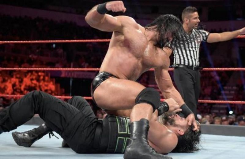 Could Drew McIntyre potentially defeat Roman Reigns in a singles match?