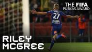 McGree celebrates his goal for Newcastle Jets v Melbourne City - A-League