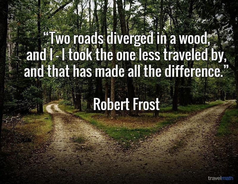 The Road Not Taken by Robert Frost