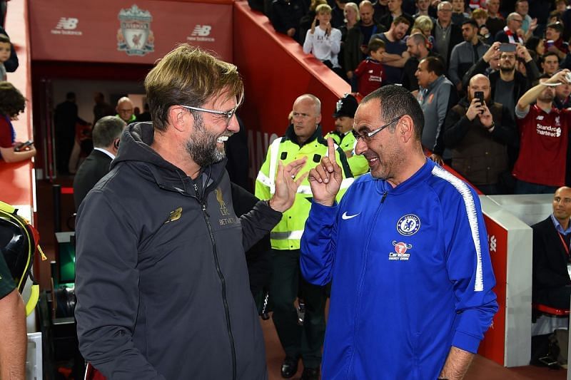 The clash between Sarri and Klopp promises to be exciting