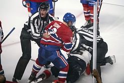 Max Domi sucker punches Aaron Ekblad in NHL preseason game