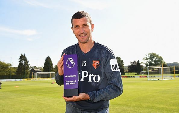 Javi Gracia Wins the Barclays Manager of the Month Award - August 2018