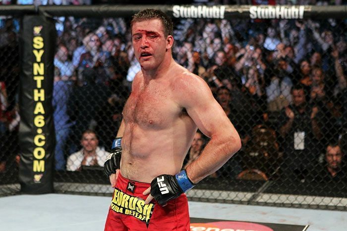 Stephan Bonnar is bloodied but victorious at UFC 116
