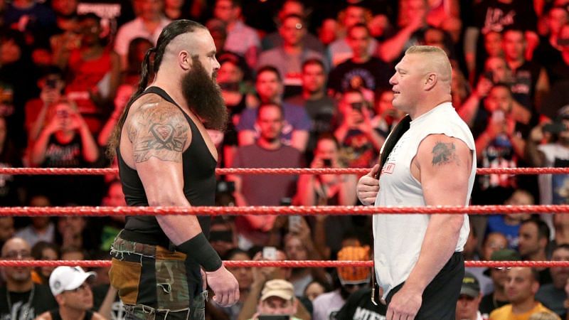 Strowman and Lesnar