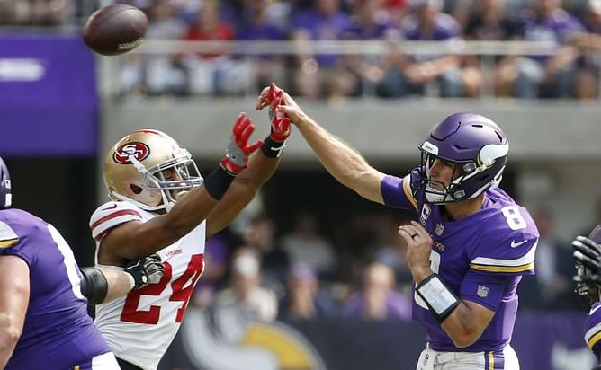 Determined Cousins has victorious Vikings debut vs. 49ers