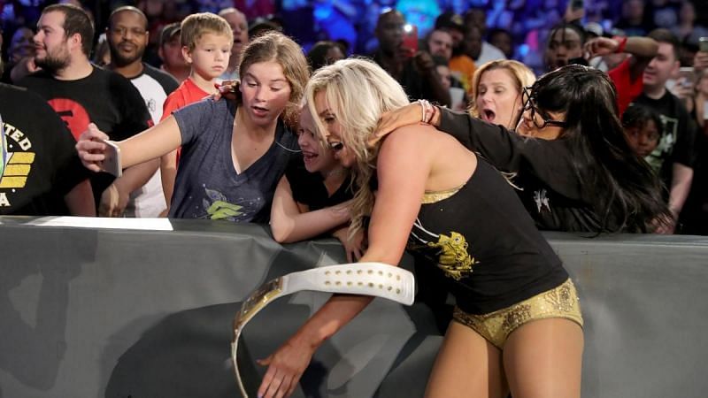 Becky Lynch launched a shocking surprise attack on Charlotte Flair