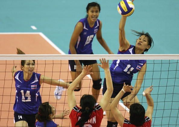 15th Asian Games Doha 2006 - Mongolia v Thailand