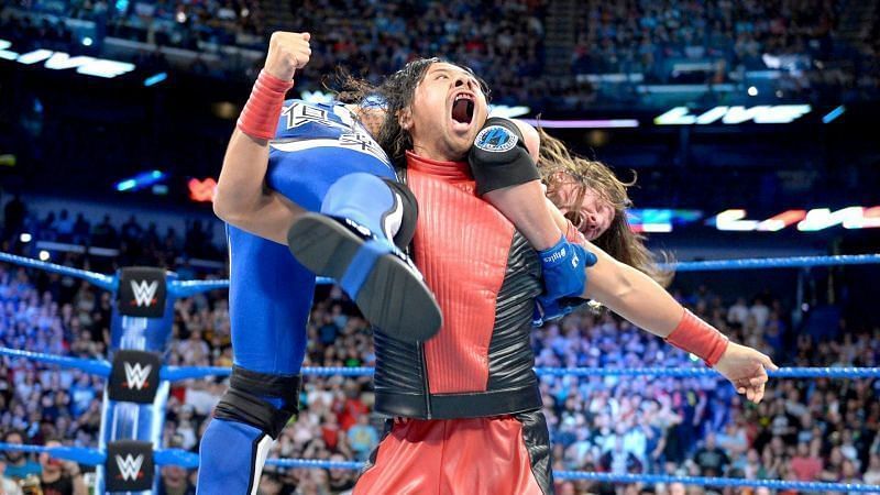 Shinsuke Nakamura celebrates the United States of Nak-America