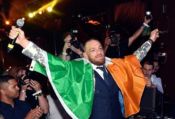 Conor McGregor After-Fight Party And Wynn Nightlife Residency Debut, Encore Beach Club At Night In Wynn Las Vegas