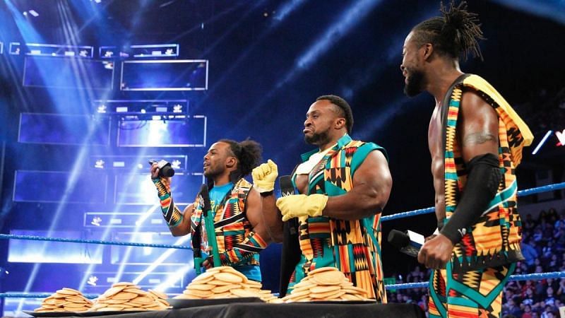 The New Day will be putting their titles on the line 