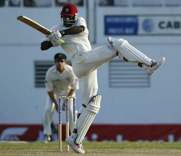 Chris Gayle of the West Indies in action