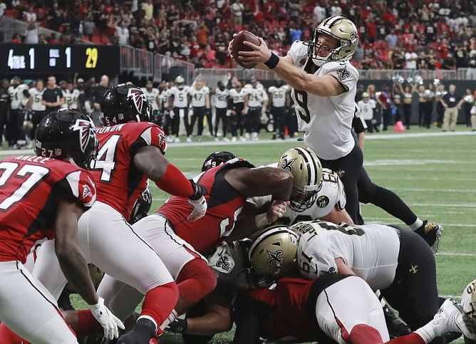 Little defense to be found in Saints' OT win over Falcons
