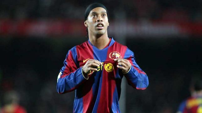 Image result for ronaldinho barcelona