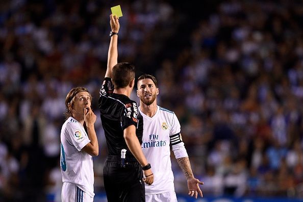 Twitter explodes as Sergio Ramos becomes the most booked player in Champions League history