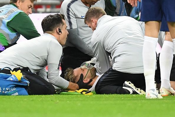 Fans sympathize with Luke Shaw after his head injury in England's game against Spain