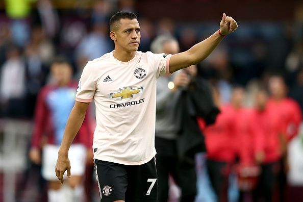 When will Alexis Sanchez start to show up at matches?