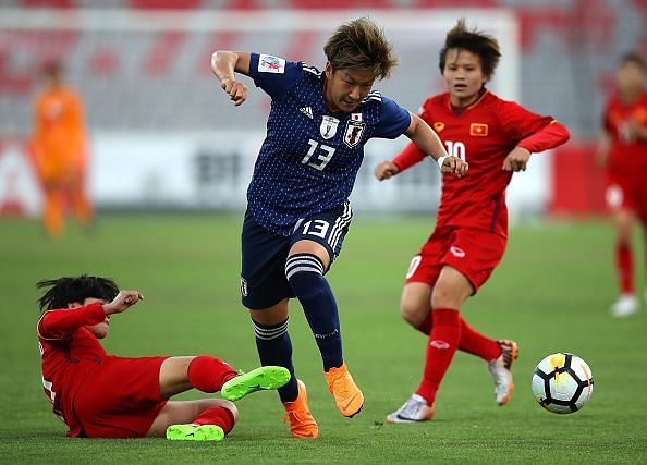 Japan v Vietnam - AFC Women&#039;s Asian Cup Group B